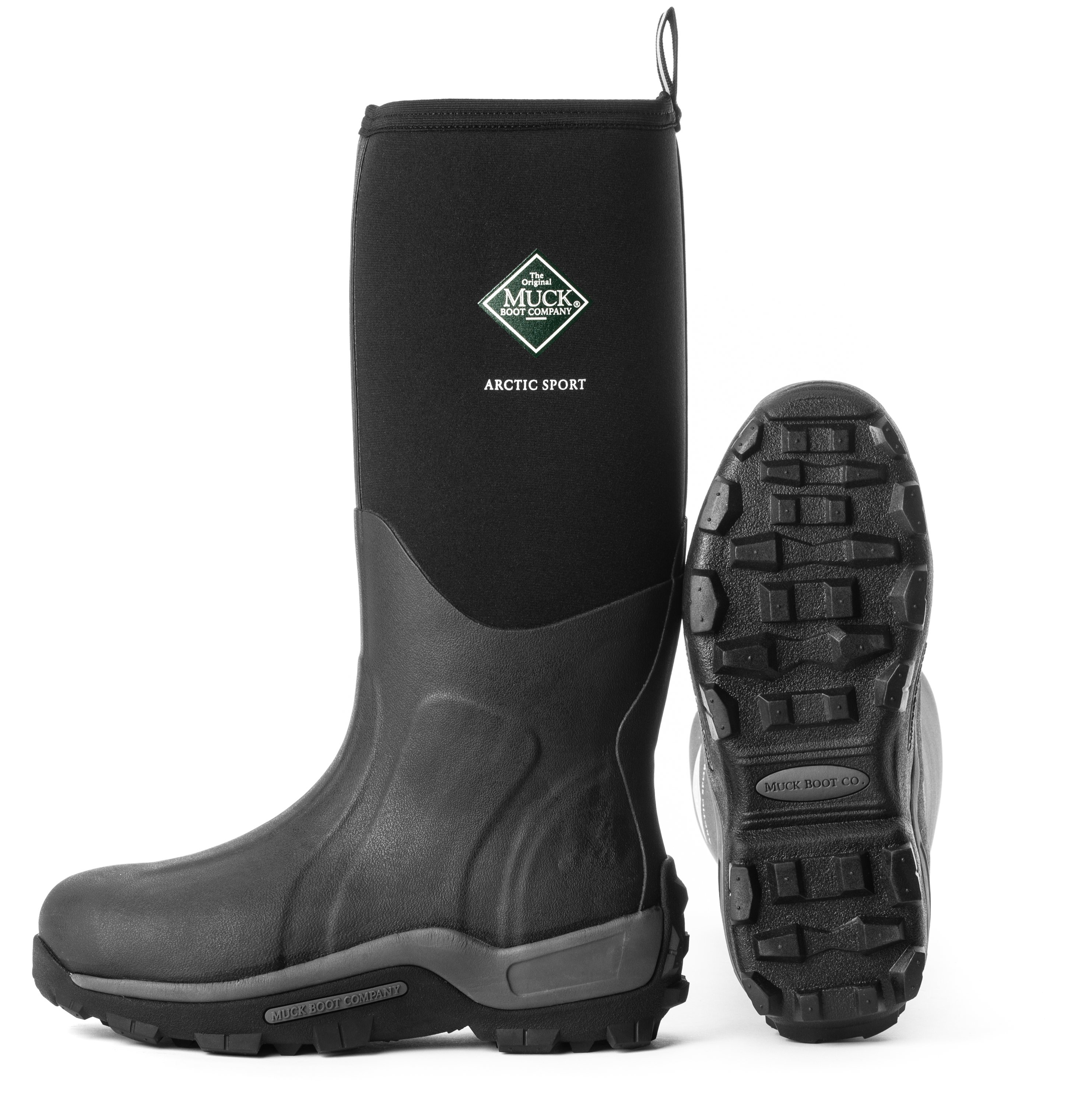 MUCK BOOT ARCTIC SPORT RUBBER BOOTS HIGH BLACK - Rubber boots