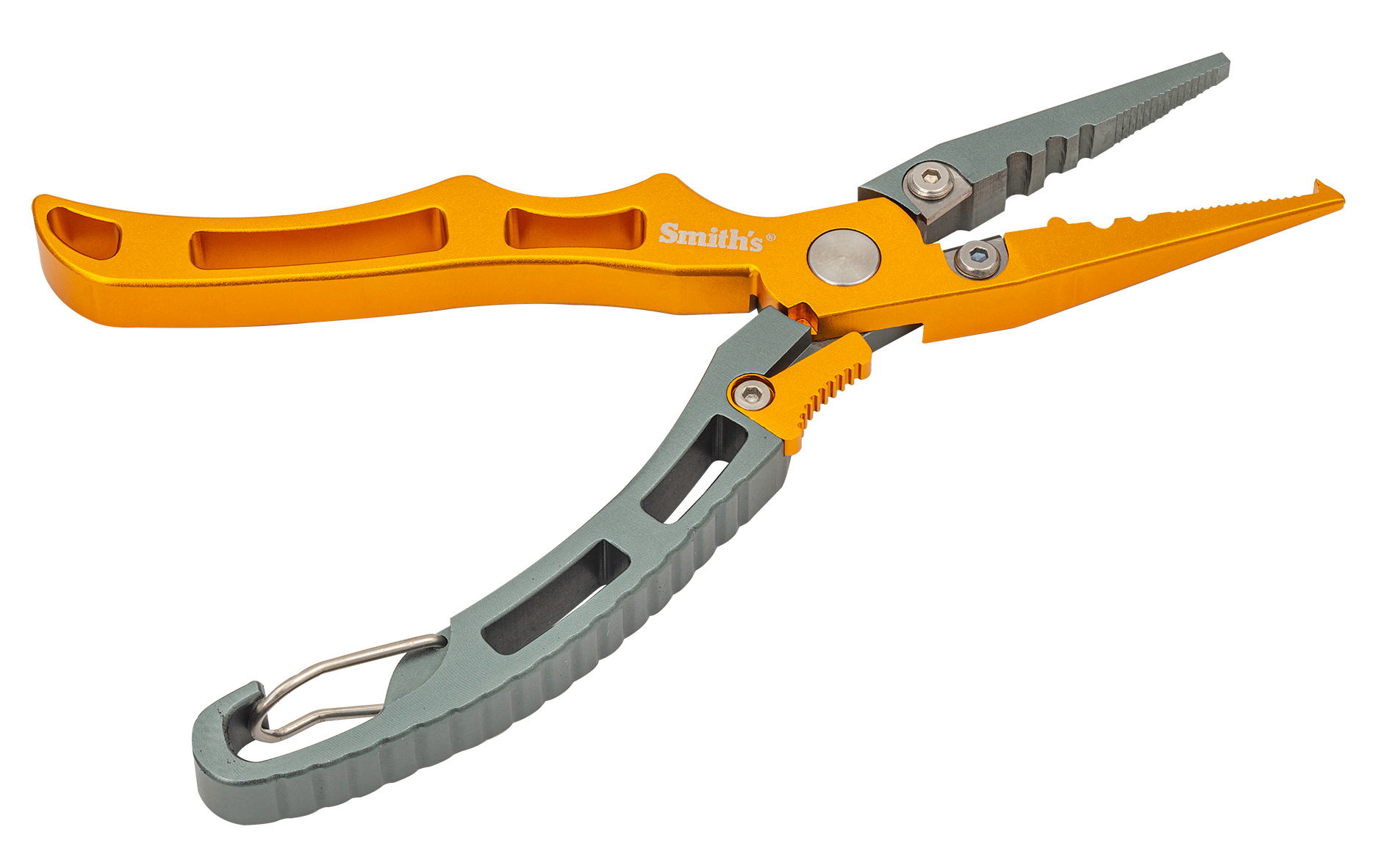 SMITH´S REGALRIVER ALUMINUM FISHING PLIERS WITH CARABINER