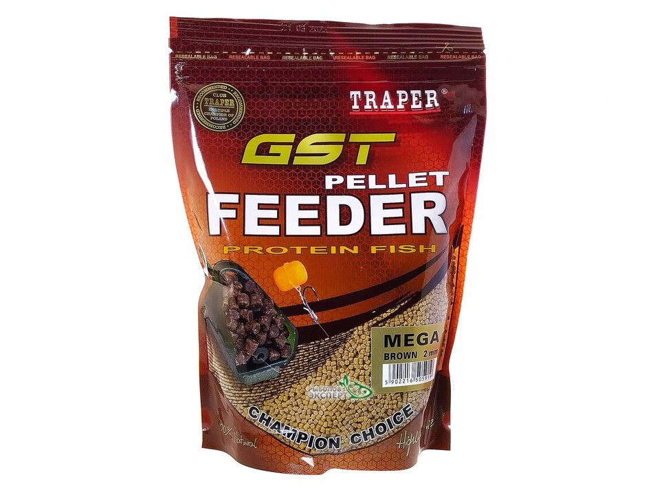 ПРИКОРМКА PELLET TRAPER GST 2 MM 500 G