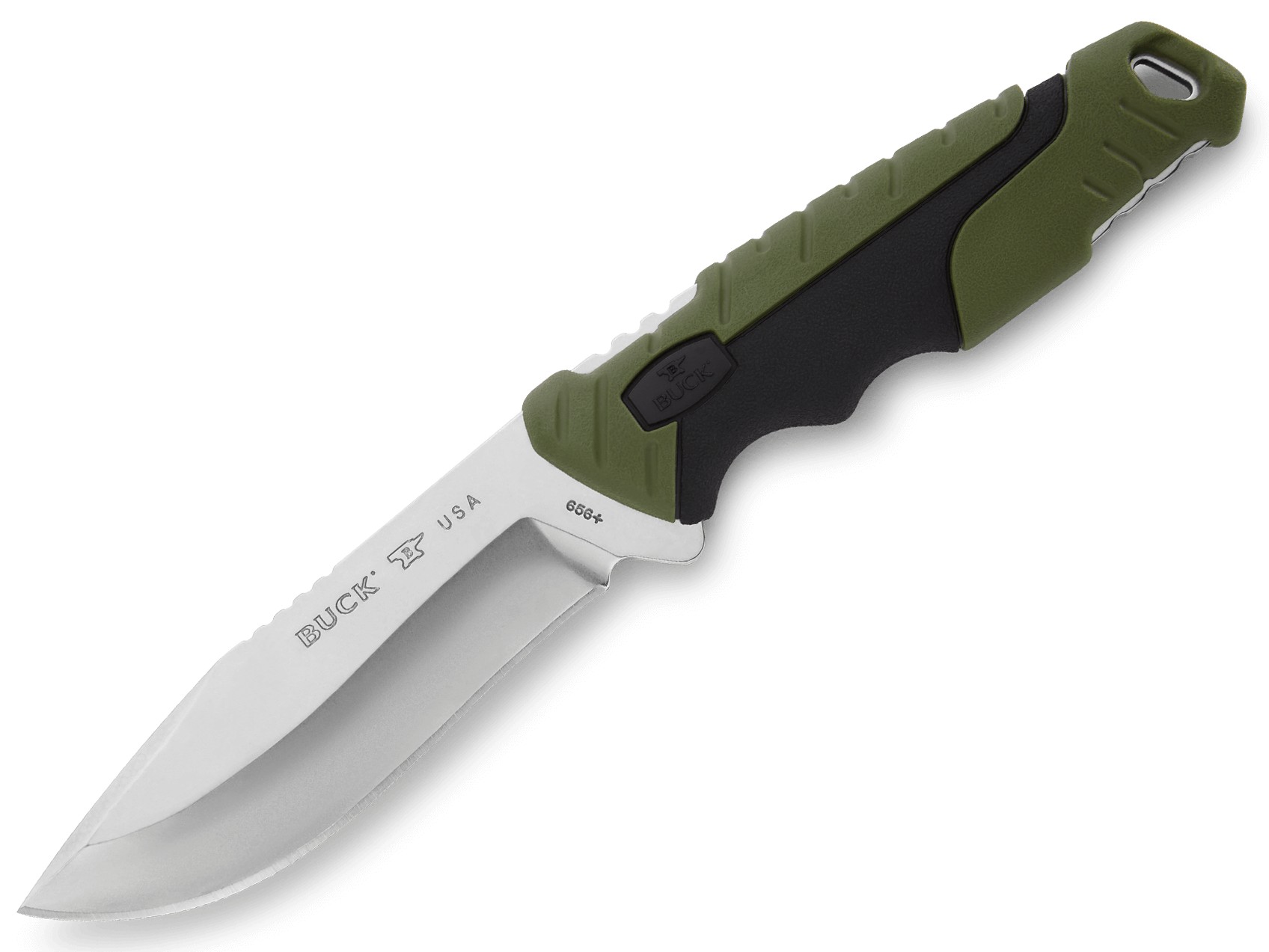 BUCK 656 LARGE PURSUIT KNIFE GEEN/BLACK