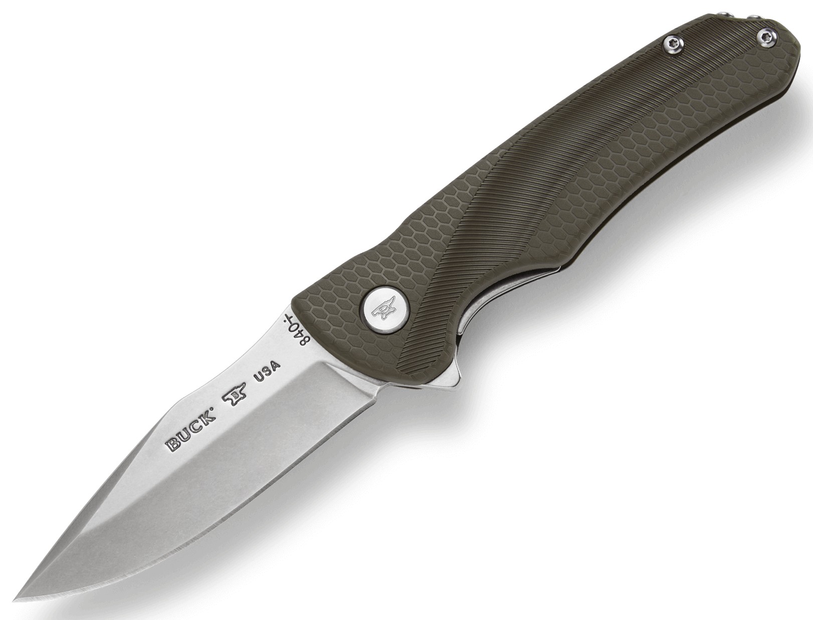 BUCK 840 SPRINT SELECT POCKET KNIFE OD GREEN