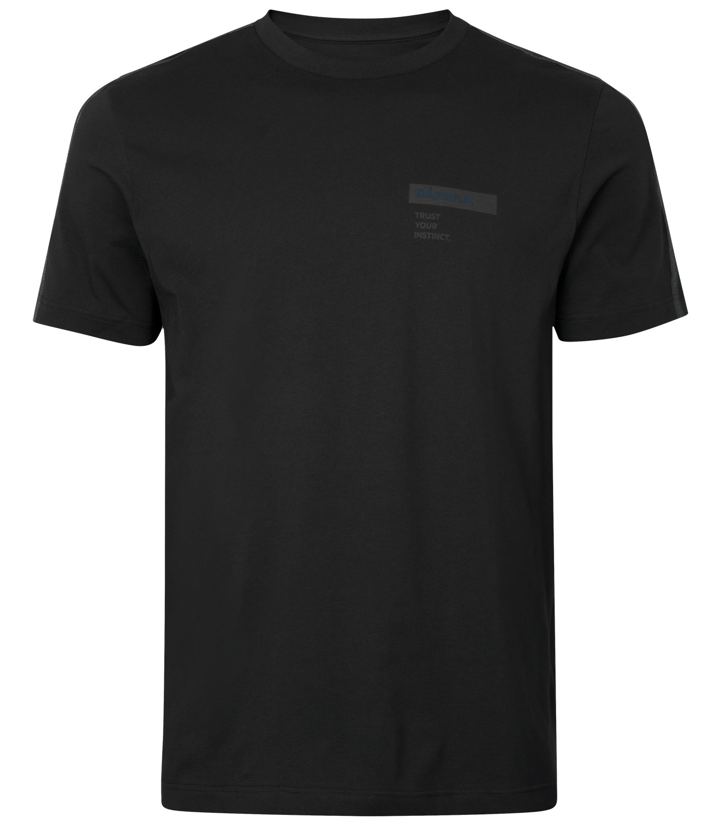 HÄRKILA LOGO BAND S/S T-SHIRT ANTHRACITE/SEA BLUE
