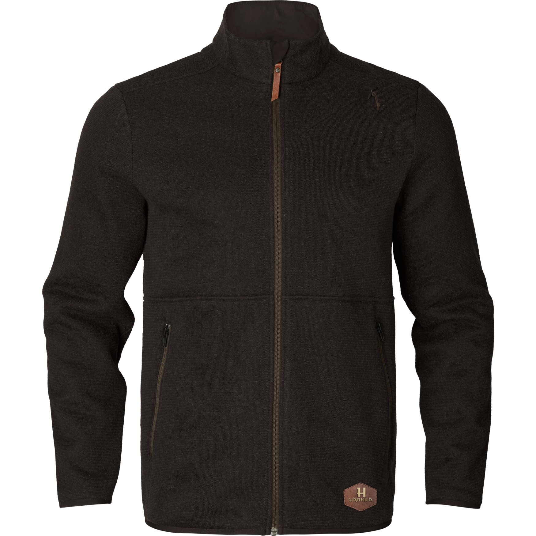 HÄRKILA METSO FULL ZIP CARDIGAN SHADOW BROWN