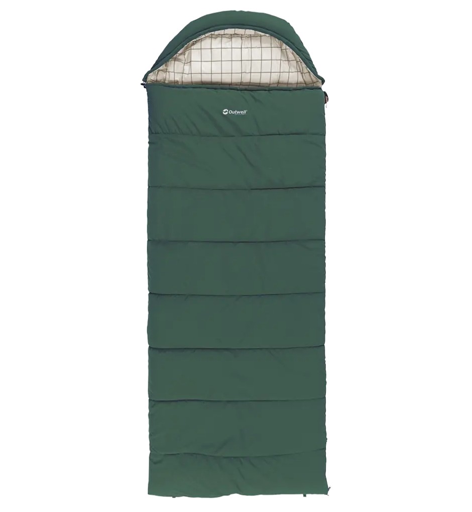 OUTWELL -15+5 CAMPER PRIME L SLEEPING BAG GREEN