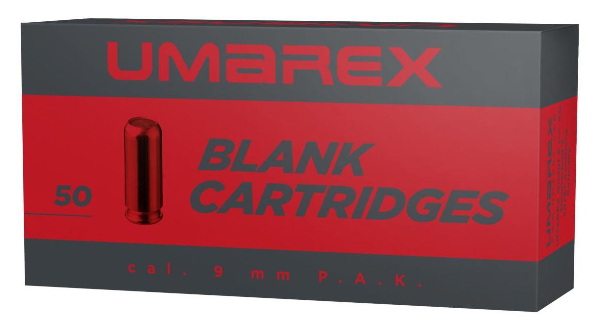 9 MM P.A.K. UMAREX BLANK CARTRIDGES 50 PCS
