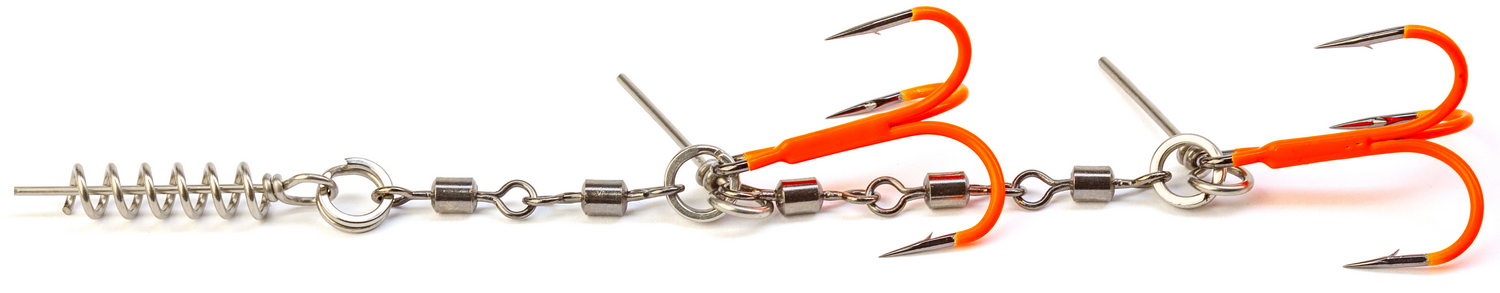 ASSERI STINGER 3,2+4,7 CM HOOK 1 UV-PAINT TREBLE
