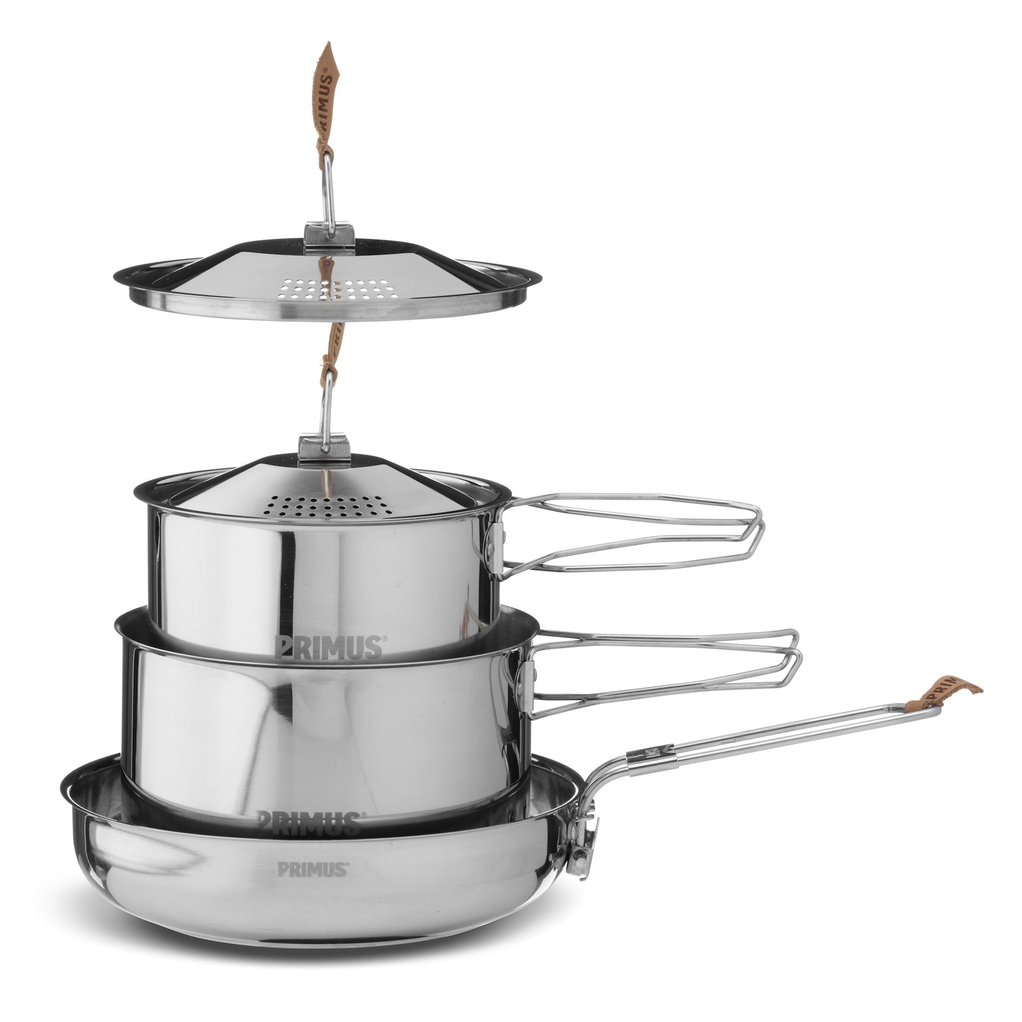 PĀRGĀJIENA TRAUKU KOMPLEKTS PRIMUS CAMPFIRE COOKSET STAINLESS STEEL S