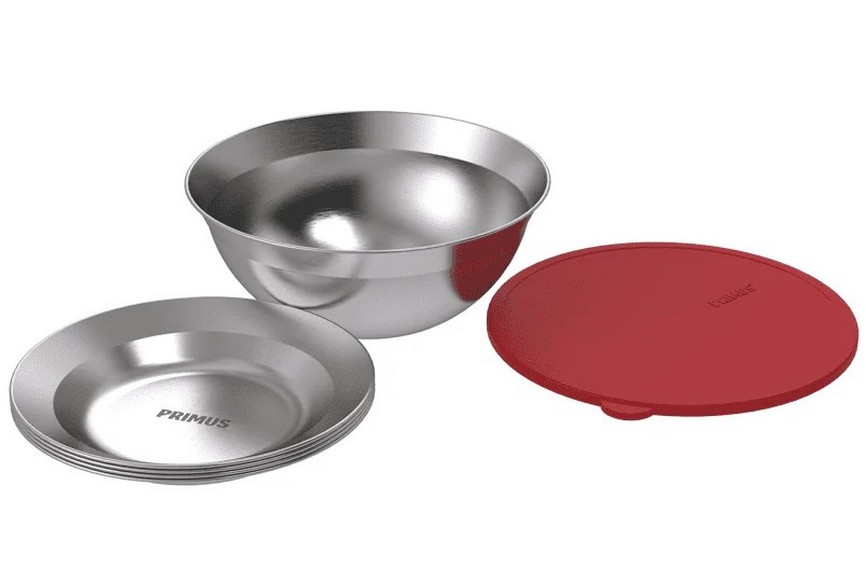 PĀRGĀJIENA TRAUKU KOMPLEKTS PRIMUS CAMPFIRE STAINLESS STEEL