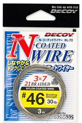 DECOY WL-70 N-COATED 2 M WIRE LEADER