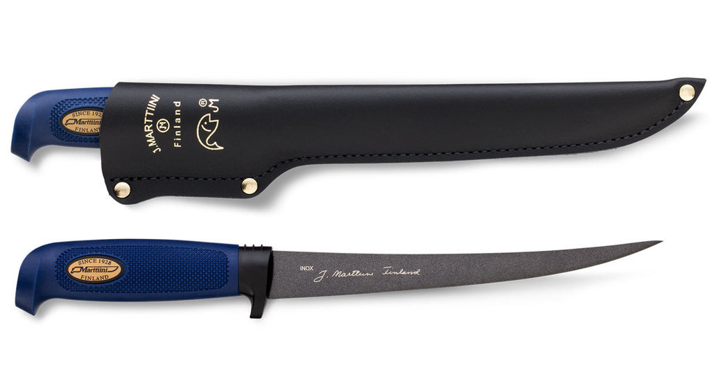 ФИЛЕЙНЫЙ НОЖ MARTTIINI MARTEF 19 LEATHER SHEATH BLISTER