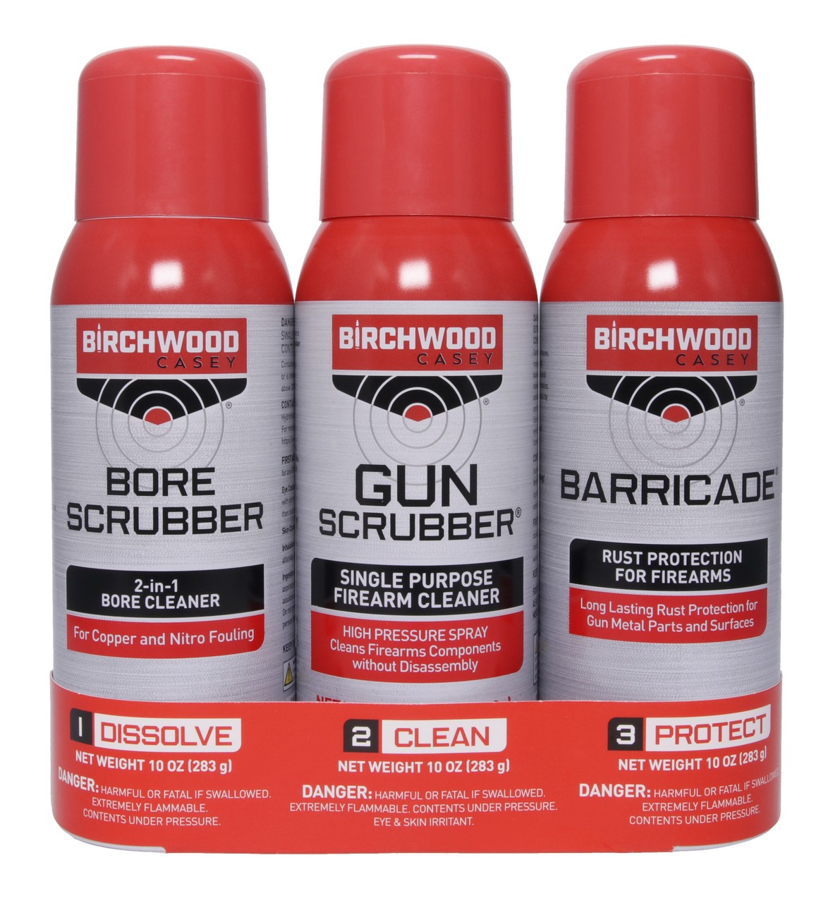 BIRCHWOOD CASEY 1-2-3 AEROSOL VALUE PACK