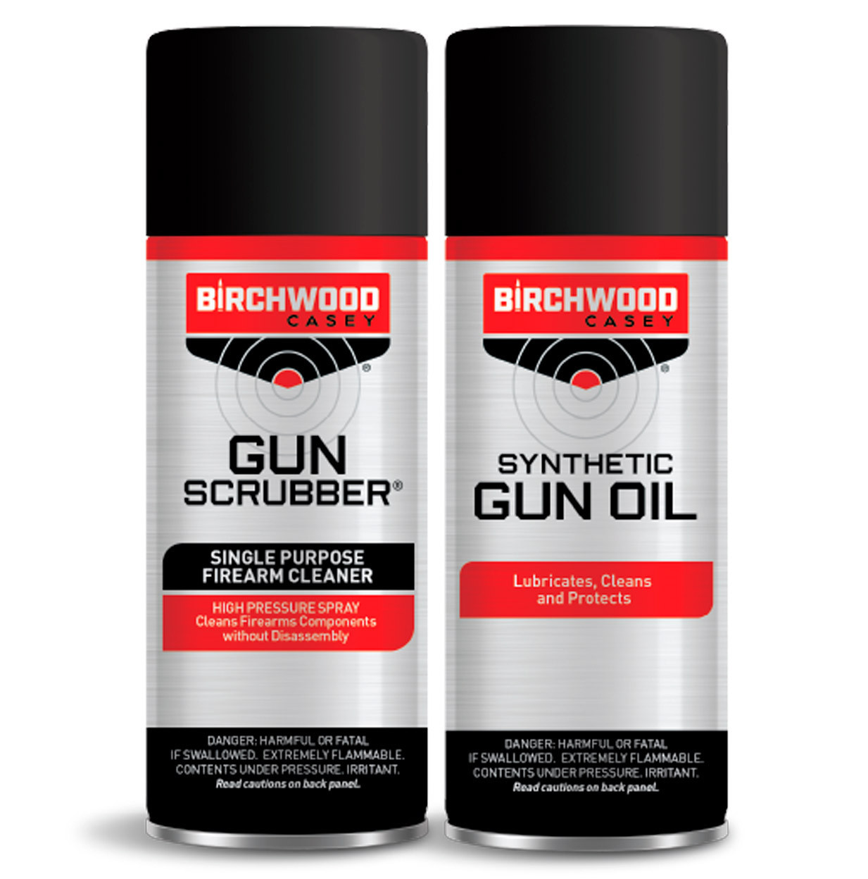 BIRCHWOOD CASEY GUN SCRUBBER & GUN OIL COMBO PACK