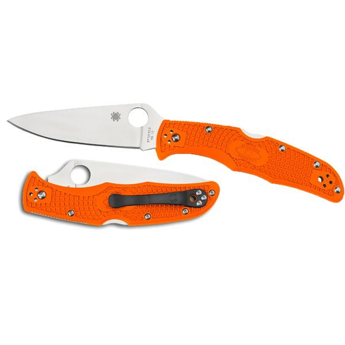 СКЛАДНОЙ НОЖ SPYDERCO ENDURA 4 FRN FLAT GROUND ORANGE