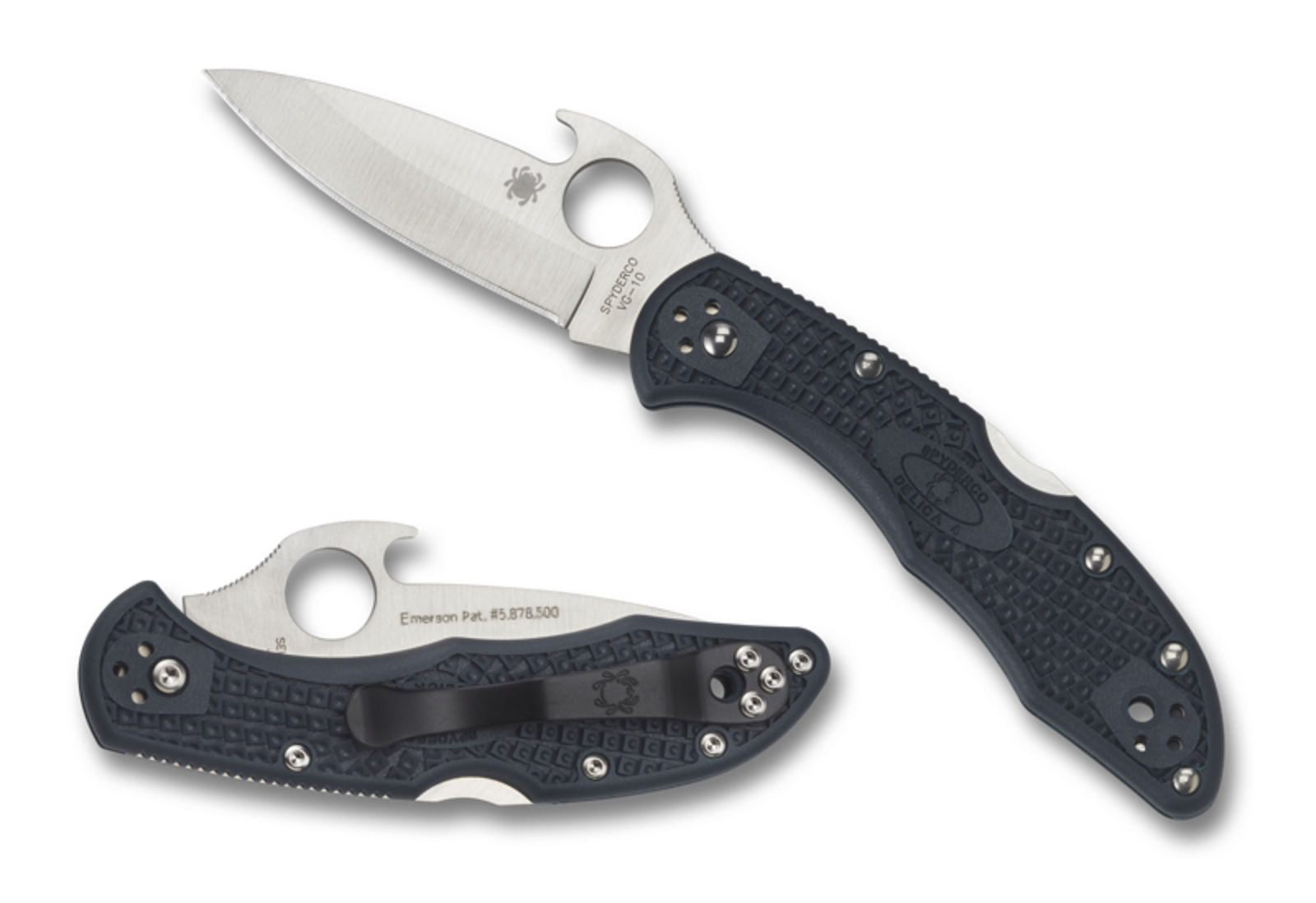 СКЛАДНОЙ НОЖ SPYDERCO DELICA 4 FRN EMERSON OPEN GRAY PLAIN EDGE