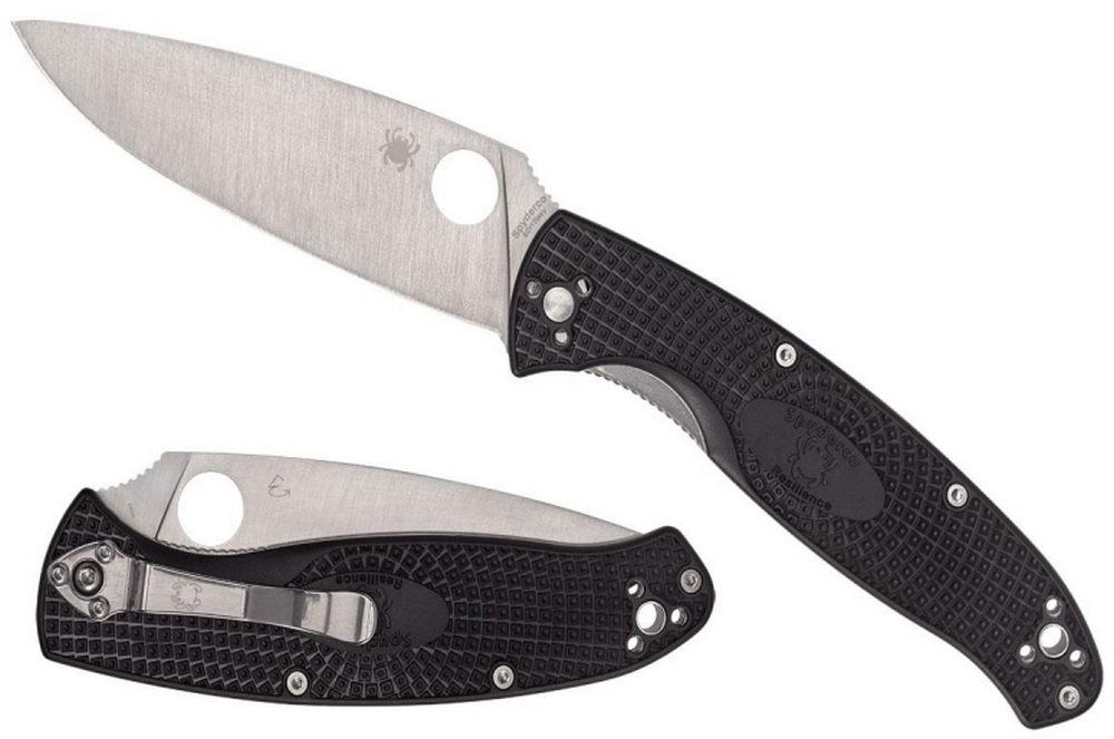 СКЛАДНОЙ НОЖ SPYDERCO RESILIENCE LTW PLN BK FRN
