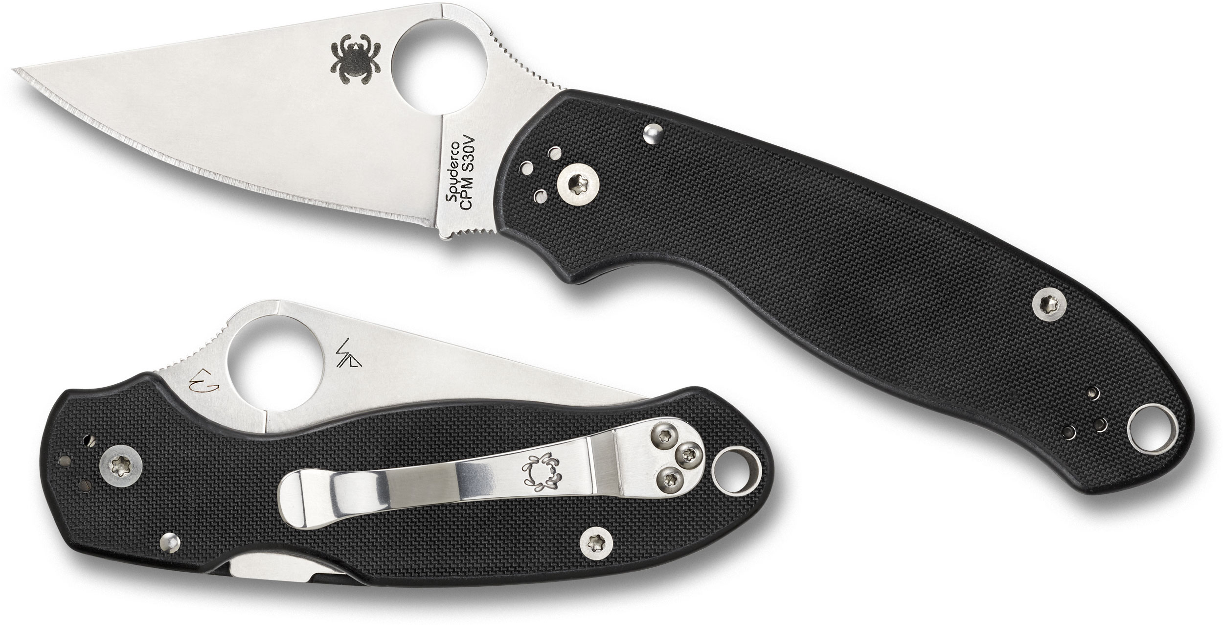СКЛАДНОЙ НОЖ SPYDERCO PARA 3 BLACK