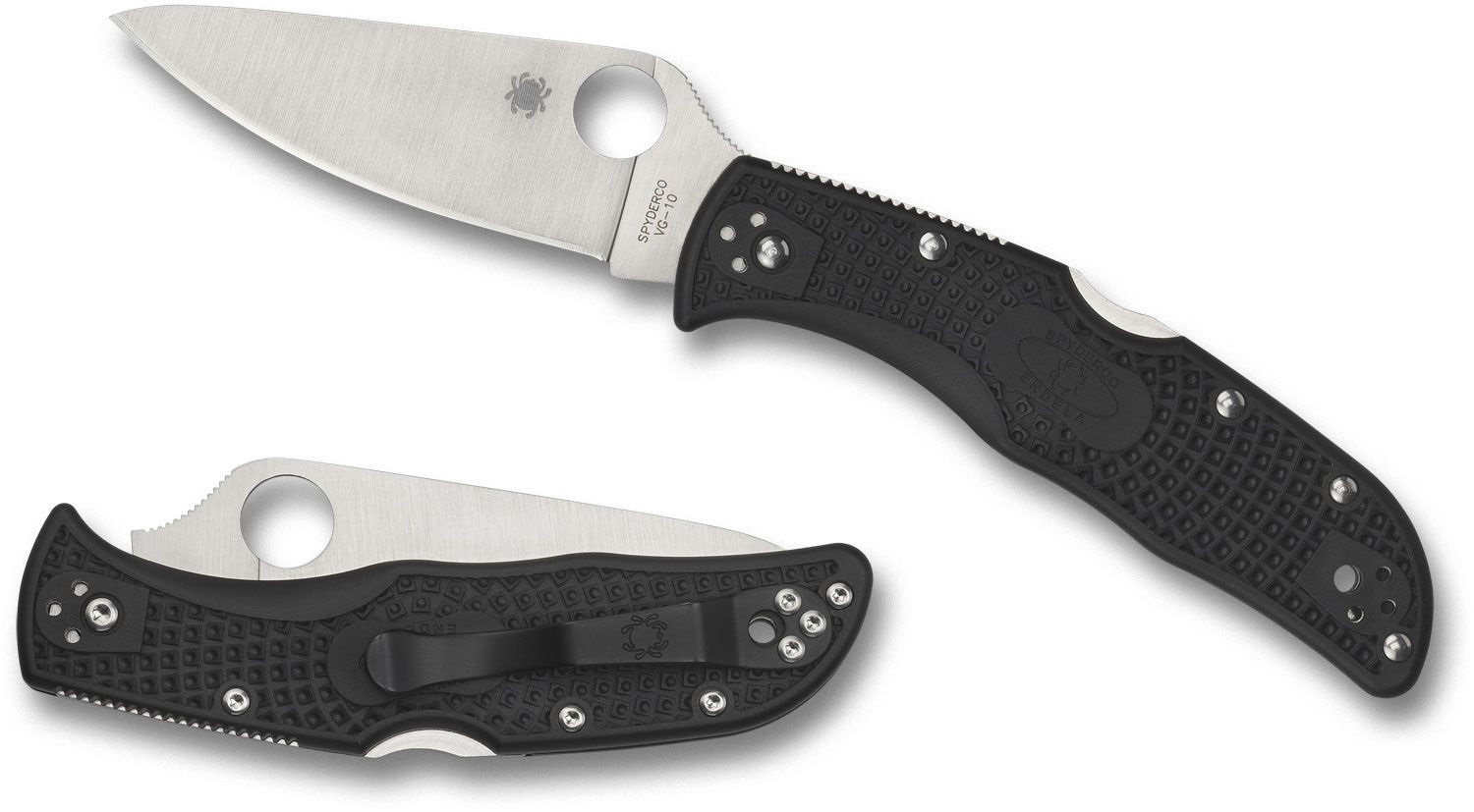 СКЛАДНОЙ НОЖ SPYDERCO ENDELA BLACK LIGHTWEIGHT PLAINEDGE