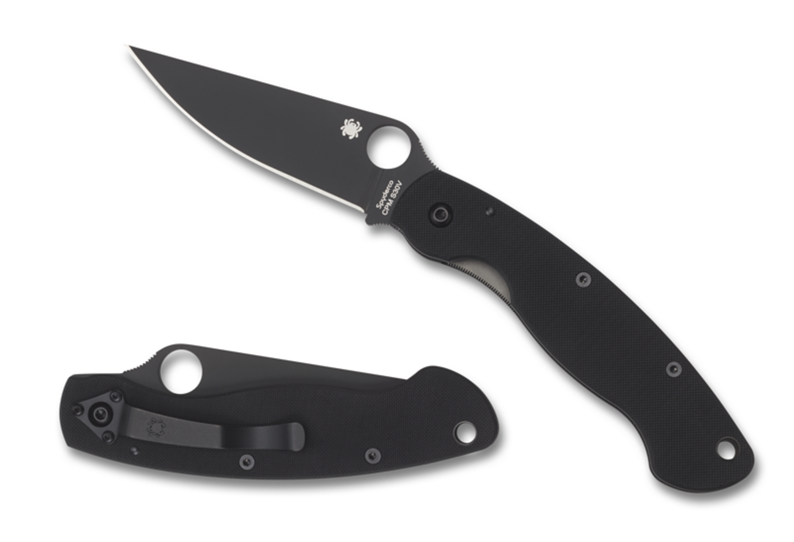 СКЛАДНОЙ НОЖ SPYDERCO MILITARY G-10 BLACK
