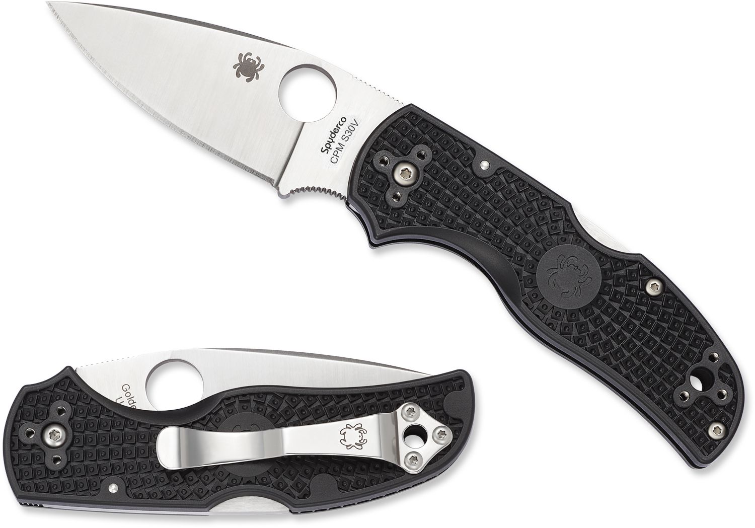 СКЛАДНОЙ НОЖ SPYDERCO NATIVE 5 BLACK PLAINEDGE