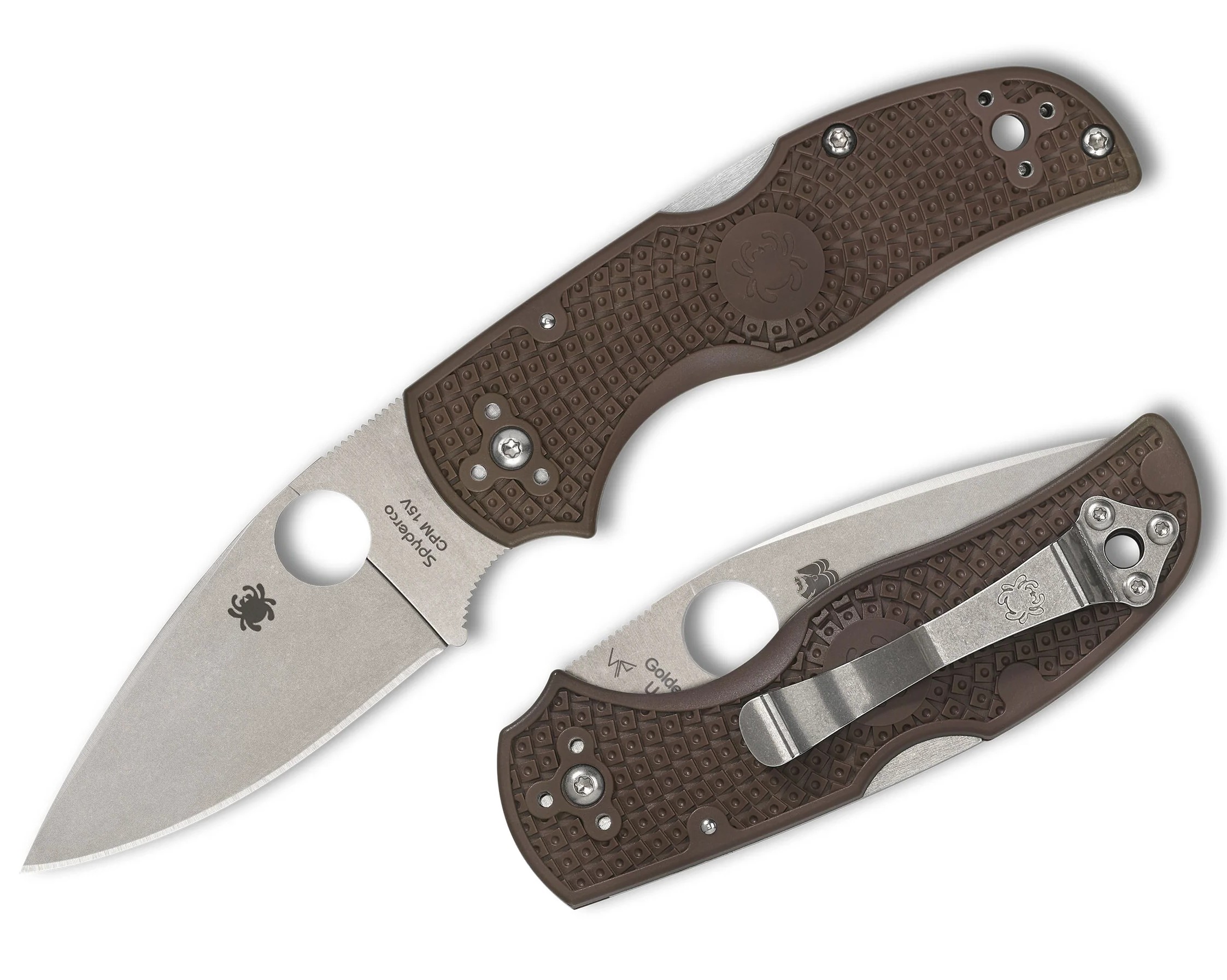 СКЛАДНОЙ НОЖ SPYDERCO NATIVE 5 LIGHTWEIGHT BROWN CPM 15V SPIRIT RUN