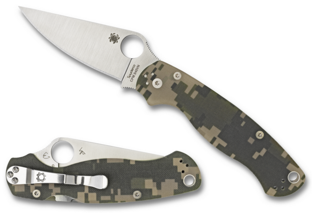 СКЛАДНОЙ НОЖ SPYDERCO PARA MILITARY 2 DIGITAL CAMO PLAINEDGE
