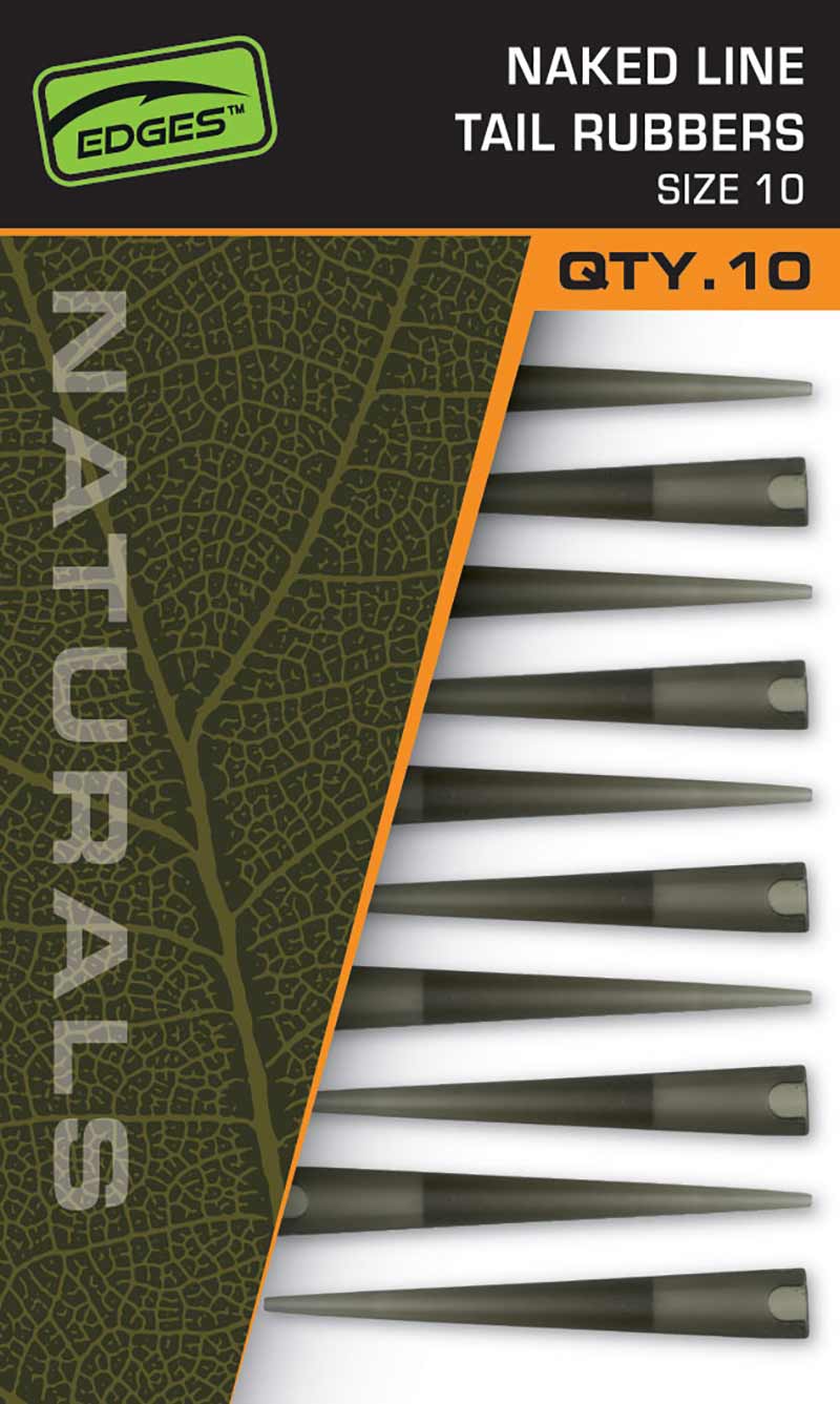 FOX NAKED LINE TAIL RUBBER EDGES NATURALS SIZE 10