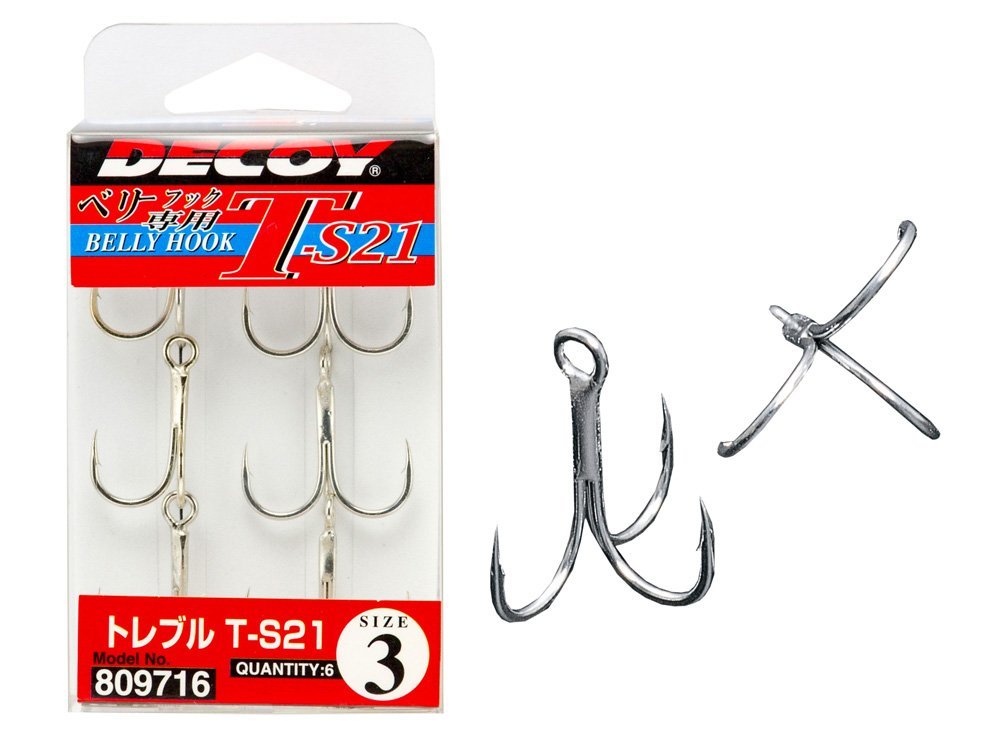 DECOY TREBLE T-S21 HOOK