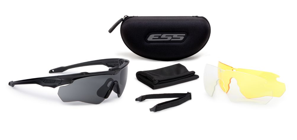 БАЛЛИСТИЧЕСКИЕ ОЧКИ ESS CROSSBLADE 3LS CLEAR/GREY/YELLOW