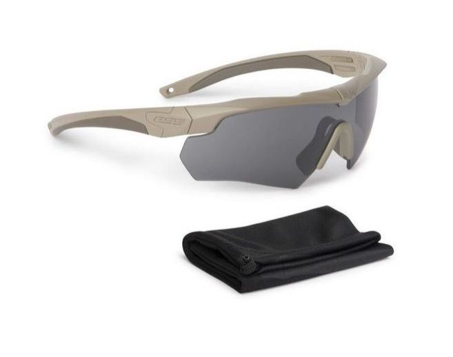 БАЛЛИСТИЧЕСКИЕ ОЧКИ ESS CROSSBOW ONE SUPRESSOR TERRAIN TAN/SMOKE GREY
