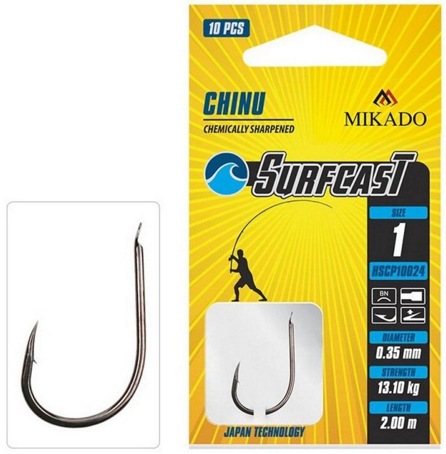ĀĶIS AR PAVADIŅU MIKADO SURFCAST CHINU 10 GAB.