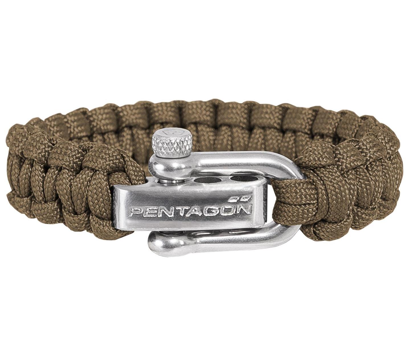 ТАКТИЧЕСКИЙ БРАСЛЕТ PENTAGON 2.0 COYOTE