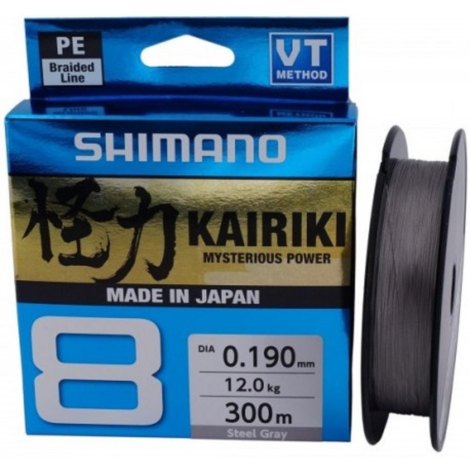 SHIMANO KAIRIKI 8 BRAID 150 M STEEL GRAY