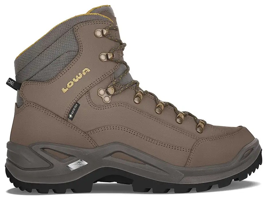 LOWA RENEGADE GTX MID BOOTS OLIVE/MUSTARD