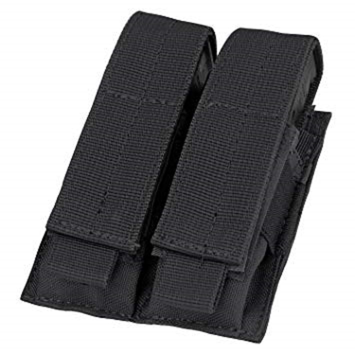CONDOR DOUBLE PISTOL MAG POUCH BLACK