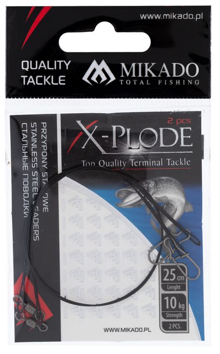MIKADO LEADER X-PLODE BLACK 25 CM 10 KG 2 PCS