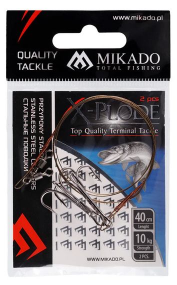 MIKADO LEADER X-PLODE BROWN 40 CM 10 KG 2 PCS