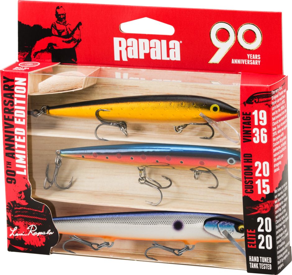 RAPALA  90 YEARS LURE KIT FLOATER BIG NATURISTIC