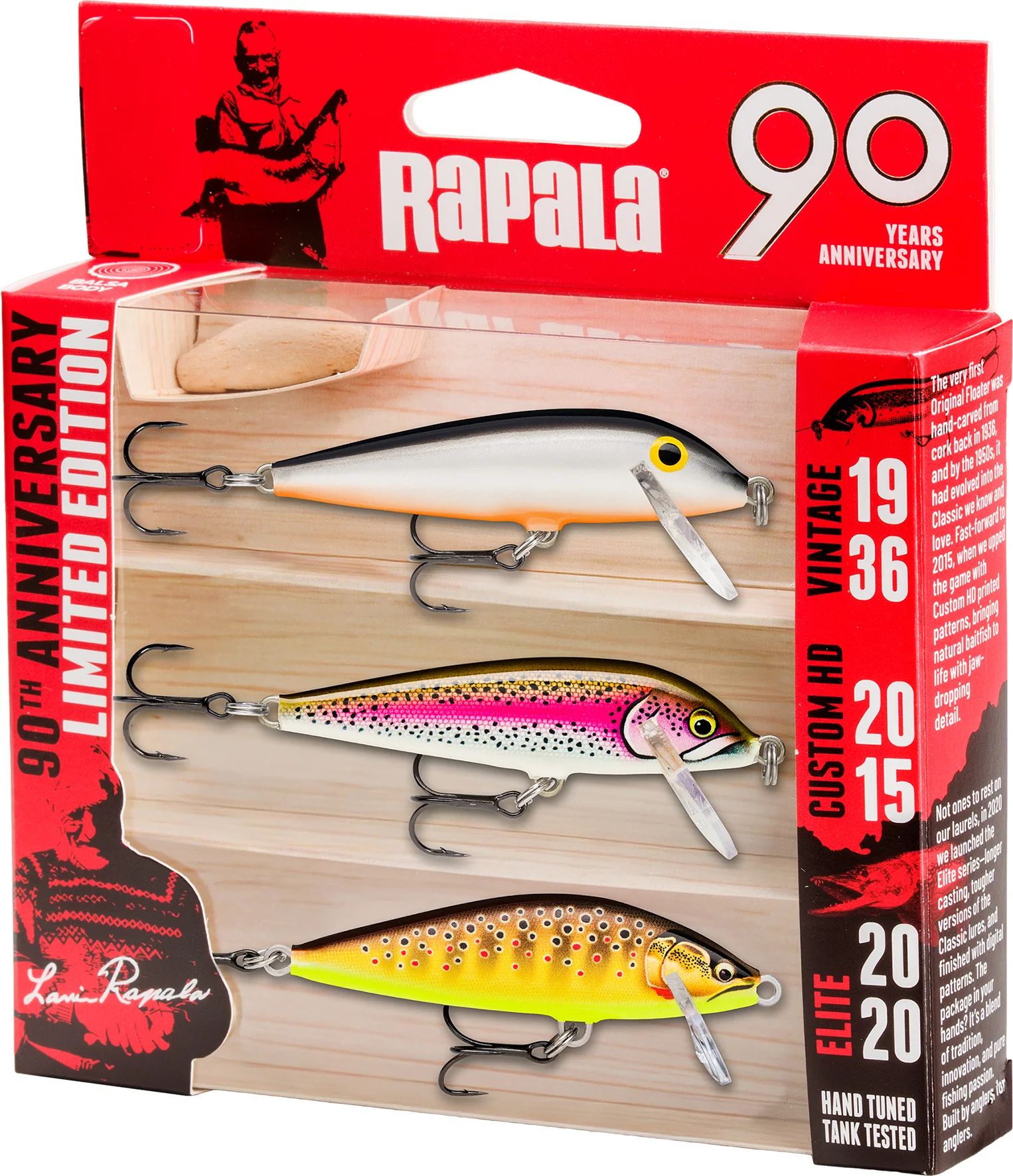 RAPALA  90 YEARS LURE KIT COUNTDOWN MID NORDIC
