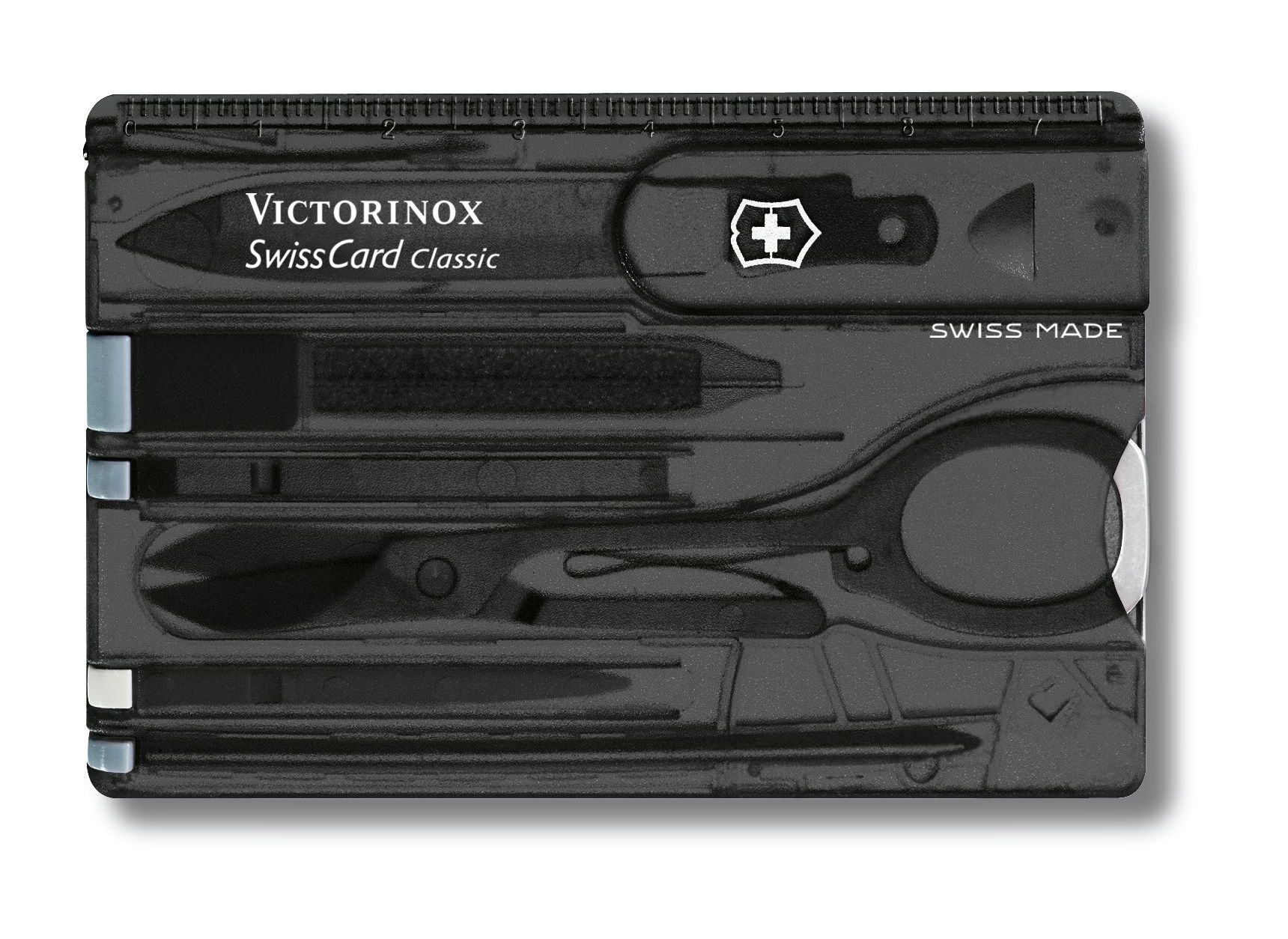 SALIEKAMAIS NAZIS VICTORINOX SWISSCARD CLASSIC, MELNS, CAURSPĪDĪGS