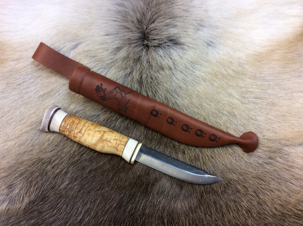 NAZIS WOOD JEWEL VUOLU KNIFE 8CM