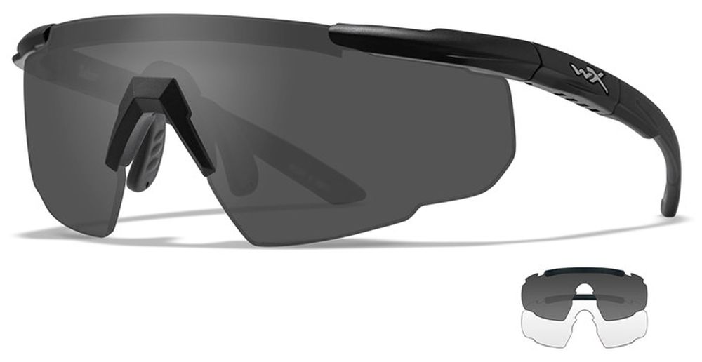 ОЧКИ ДЛЯ СТРЕЛЬБЫ WILEYX SABER ADV SMOKE/CLEAR BLACK FRAME