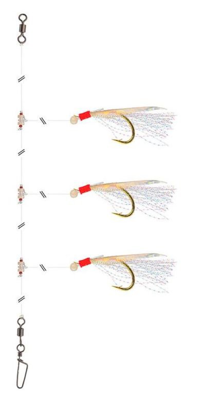GRAND WAVE COD RIG WITH FISHSKIN 4/0