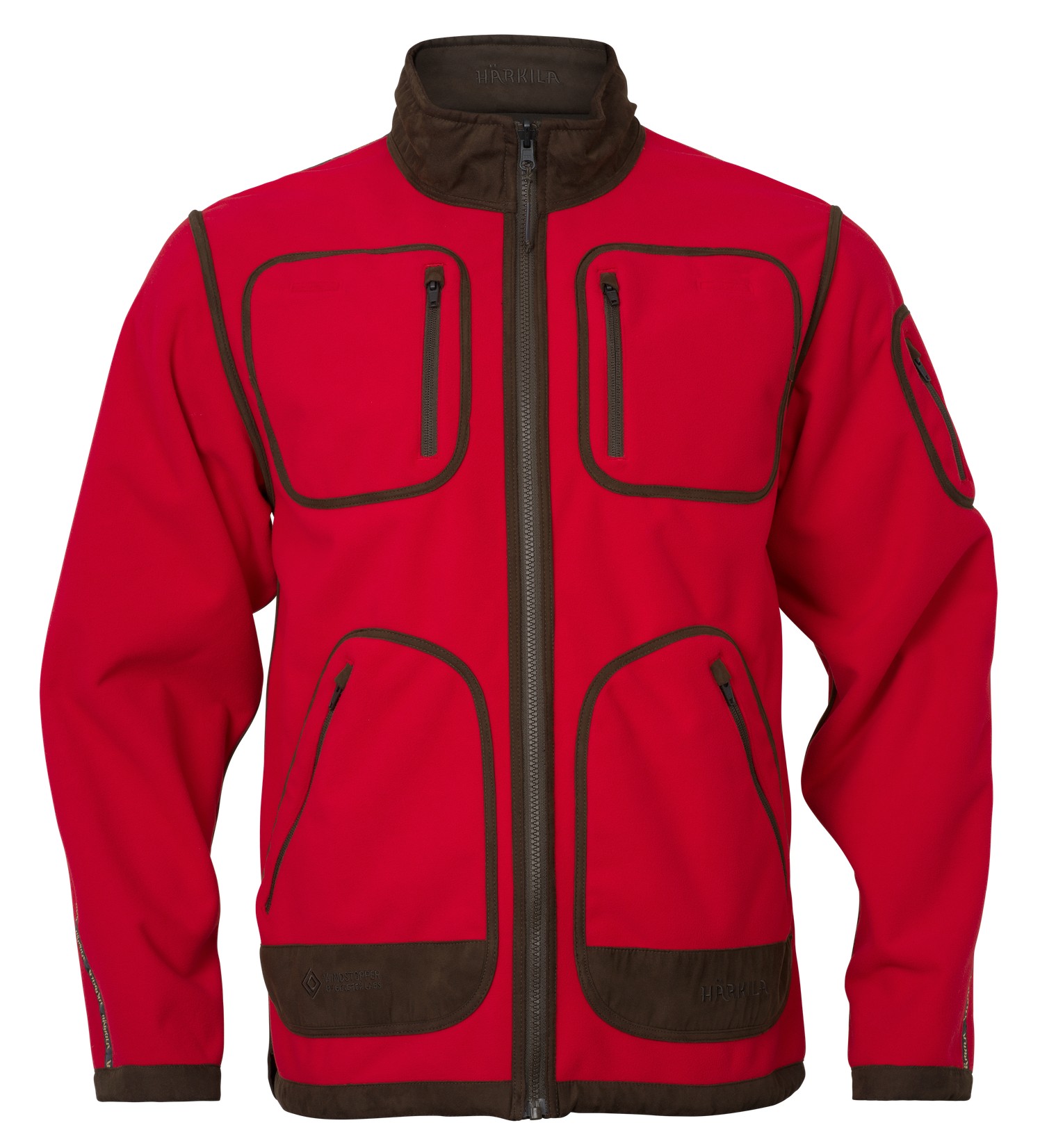 HÄRKILA KAMKO FLEECE JACKET RED/BROWN