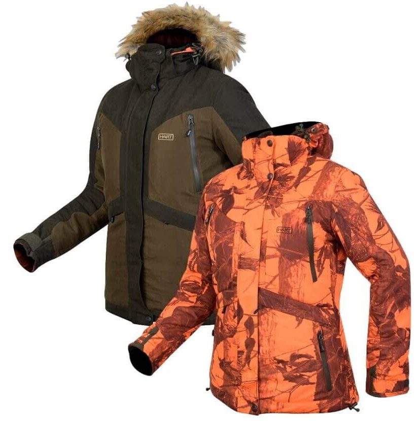 HART ALTAI-J2D ЖЕНСКАЯ ОХОТНИЧЬЯ КУРТКА BROWN/CAMO BLAZE