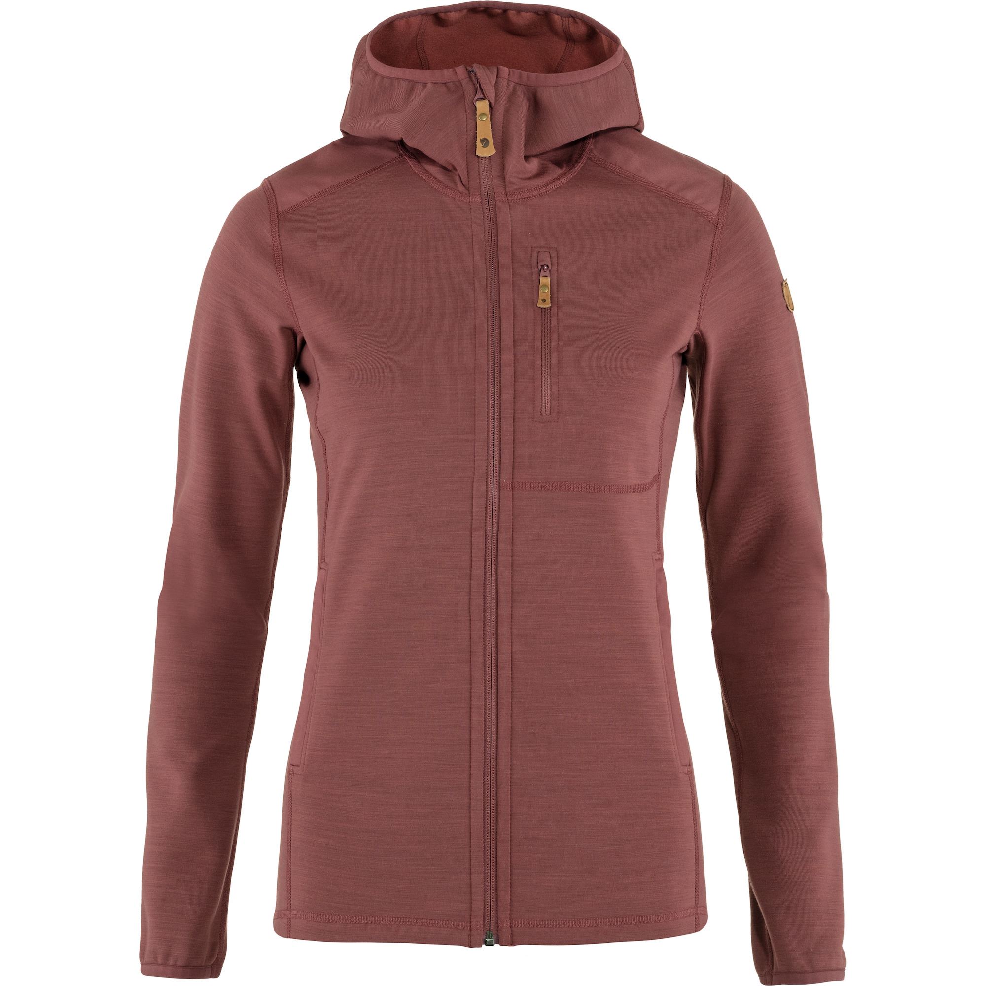 FJÄLLRÄVEN KEB FLEECE HOODIE W MESA PURPLE